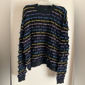 Pretty Snake Spiky Long Sleeve Sweater